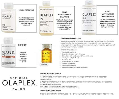 Olaplex No.3+ No.4+ No.5 Bonding Shampoo + Treatment+ conditioner package set (No.3+No.4+No.5)