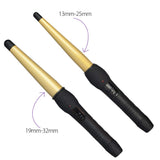 Silver Bullet Fastlane Large Ceramic Conical Curling Iron, Gold, 19mm/ 32mm