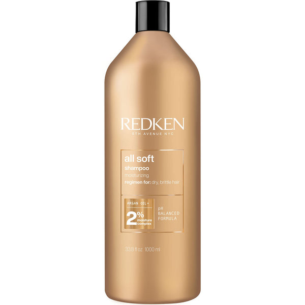 All Soft Shampoo Unisex Shampoo by Redken, 33.8 Ounce