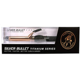 Silver Bullet Fastlane Titanium Curling Iron, Rose Gold, 25mm