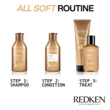 REDKEN All Soft Mega Mask | For Dry/Brittle Hair | Deep Conditioning Hair Treatment
