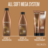 Redken All Soft Mega Hydramelt Cream for Severely Dry Hair, 150 Milliliter