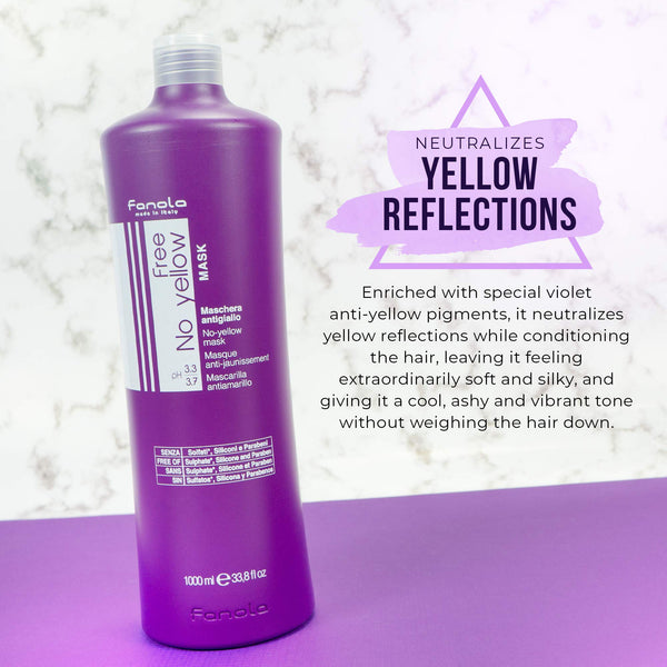 Fanola - Wonder No Yellow Mask 1000 Ml - View #6